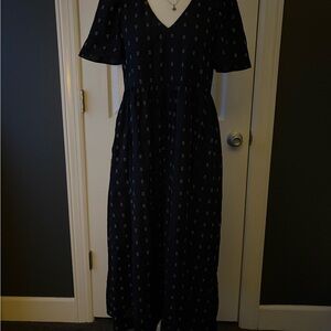 Madewell Navy Maxi Dress